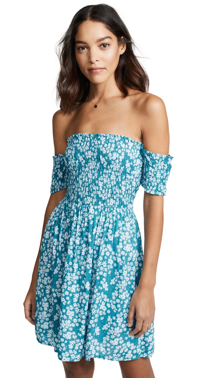 Tiare Hawaii Smocked Mini Dress