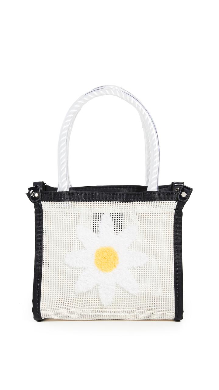 Solid Striped The Gia Mesh Tote