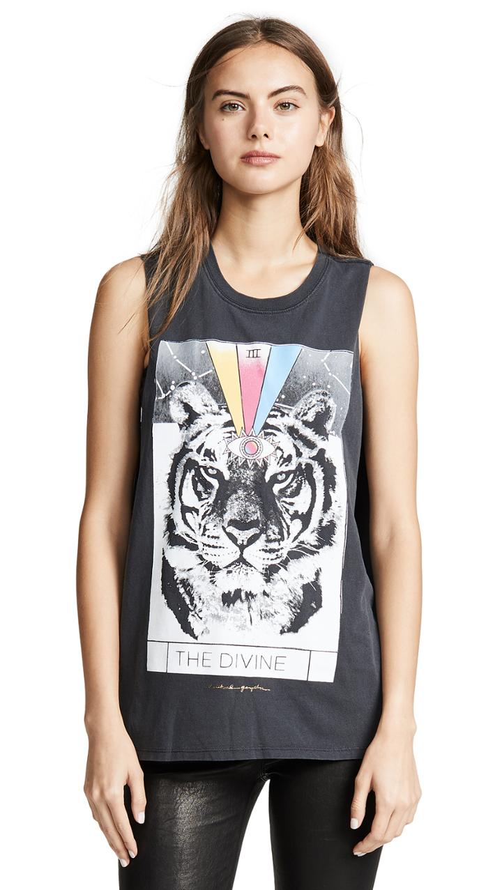 Spiritual Gangster Lion Cut Off Band Tank
