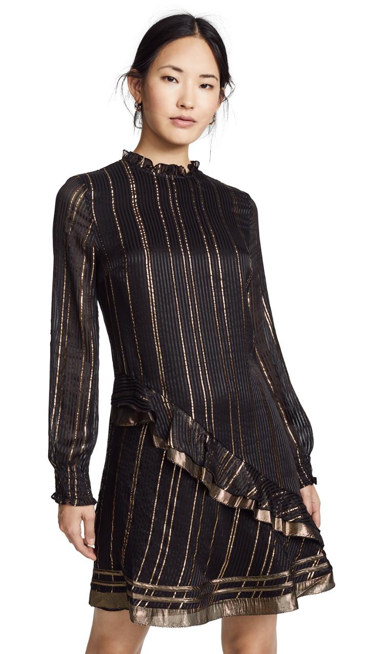 Derek Lam 10 Crosby Ruffle Collar Dress