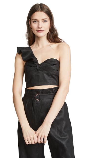 Nadii Ruffle Cropped Top