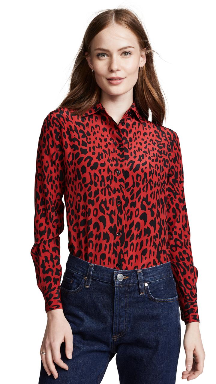 Robert Rodriguez Leopard Shirt