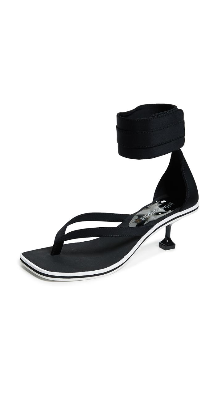 Jeffrey Campbell Dribble Ankle Strap Flip Flops