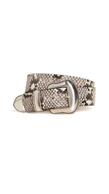 B Low The Belt Vilain Python Belt