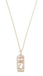 Sydney Evan 14k Luck And Protection Cartouche Necklace