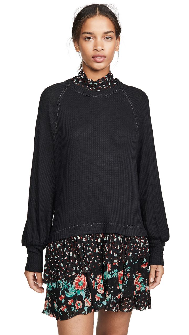 Free People Opposites Attract Mini Dress