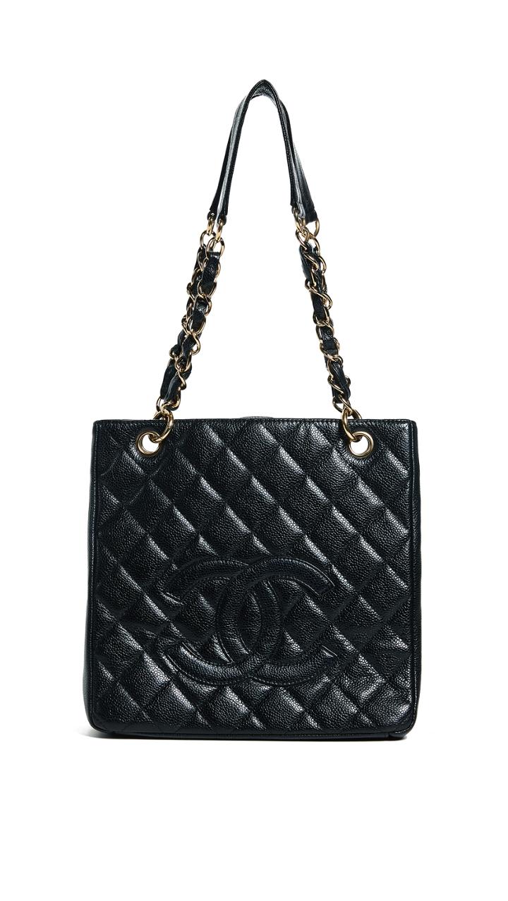 What Goes Around Comes Around Chanel Pst Tote Previously Owned 