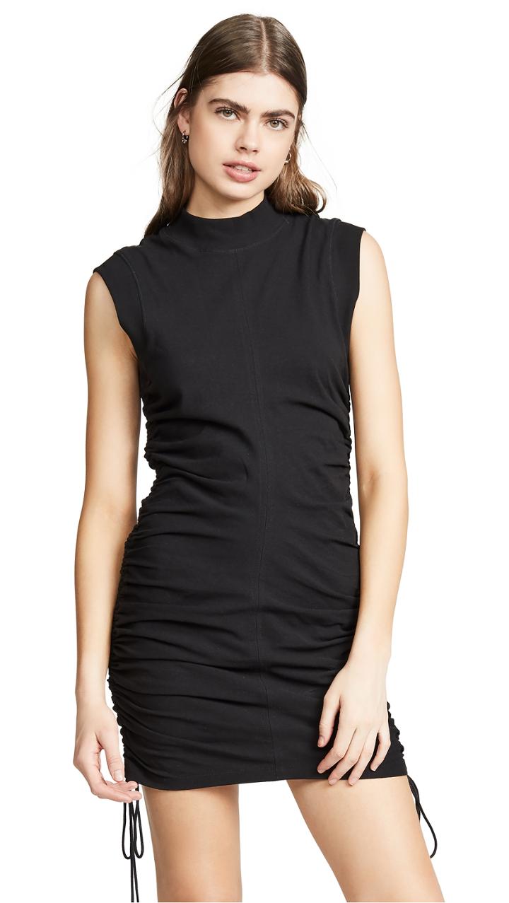 Alexanderwang T High Twist Jersey Dress With Ties