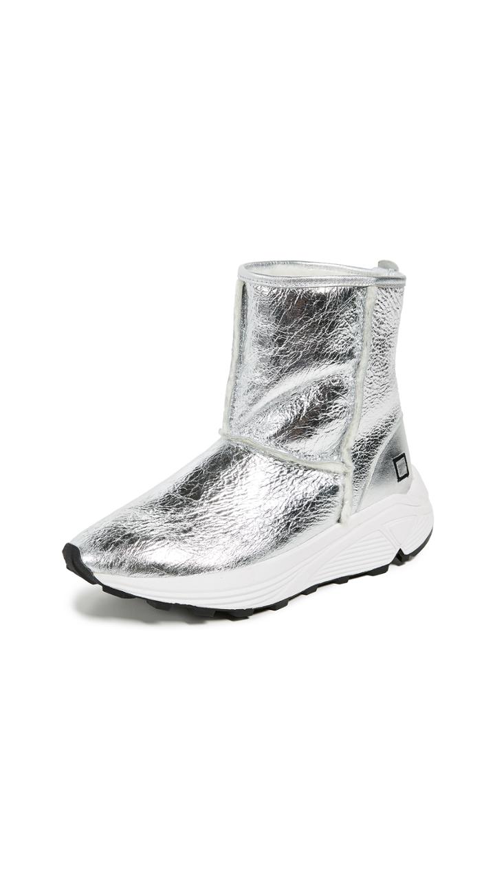 D A T E Dafne Sherpa Laminated Sneakers
