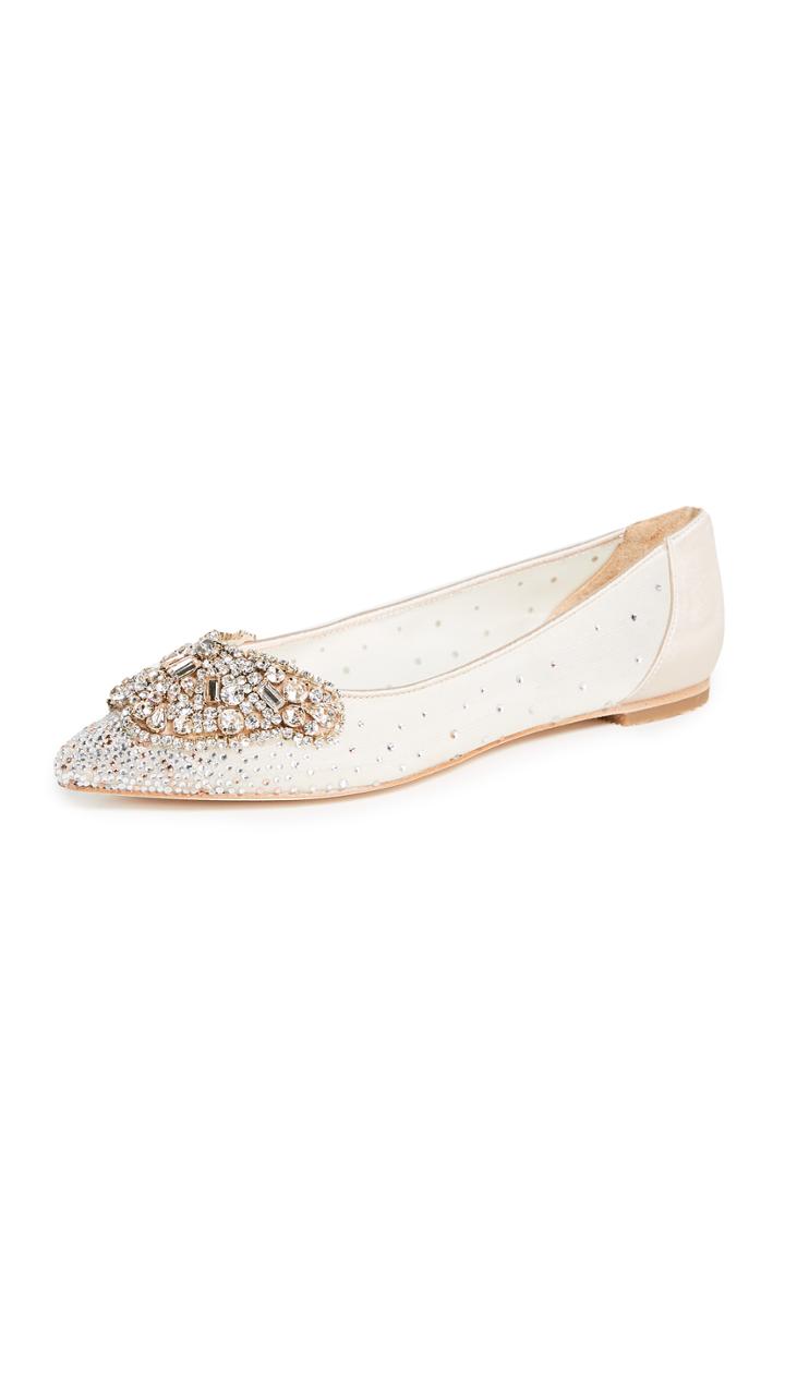 Badgley Mischka Quinn Point Toe Flats