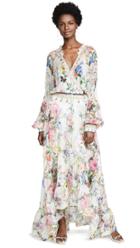 Camilla Blouson Sleeve Wrap Dress