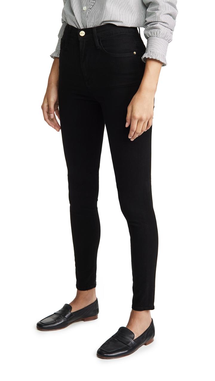 Frame Ali High Rise Sateen Jeans