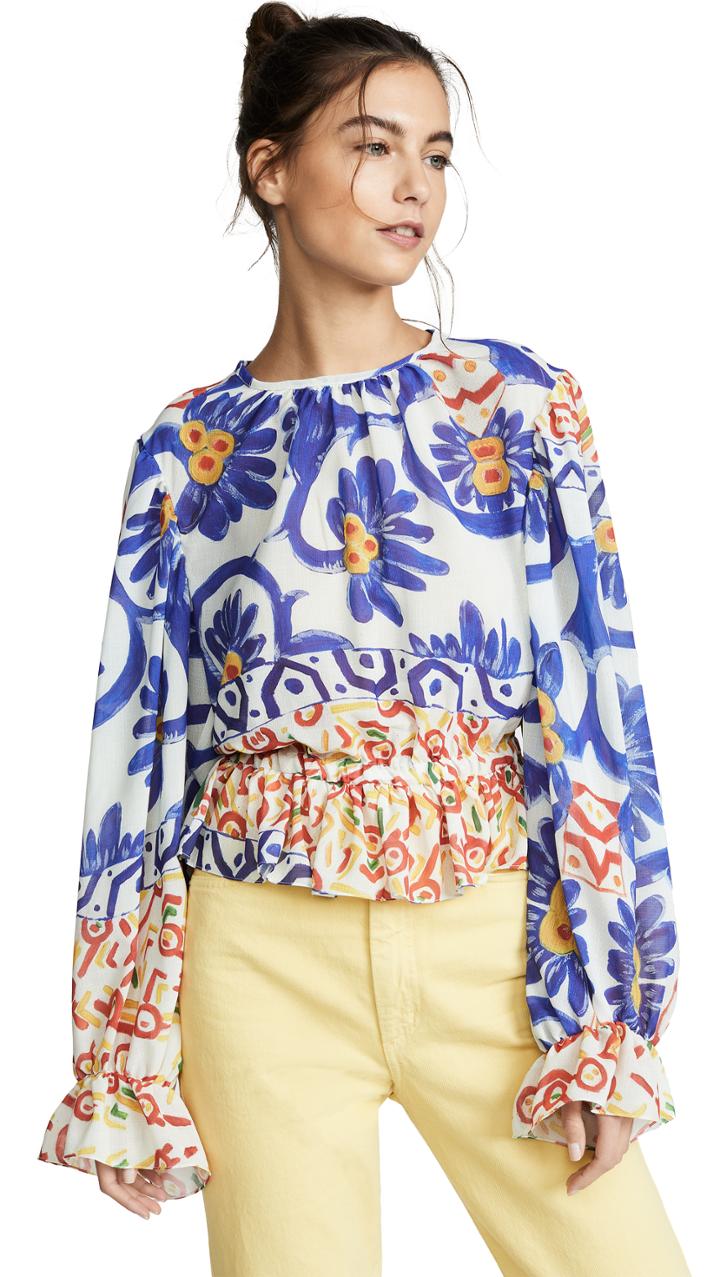 Tata Naka Frilly Blouse