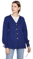 Adeam Ruched Parachute Cardigan