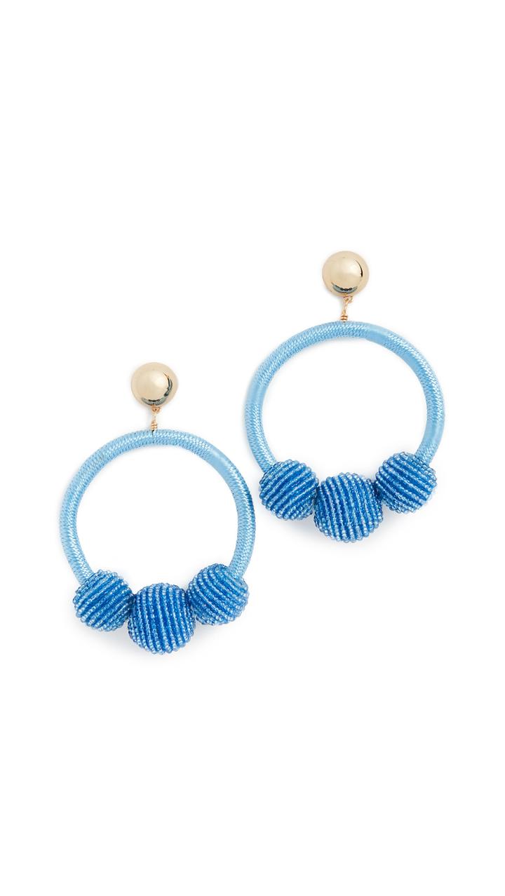 Kate Spade New York The Bead Goes On Hoop Statement Earrings