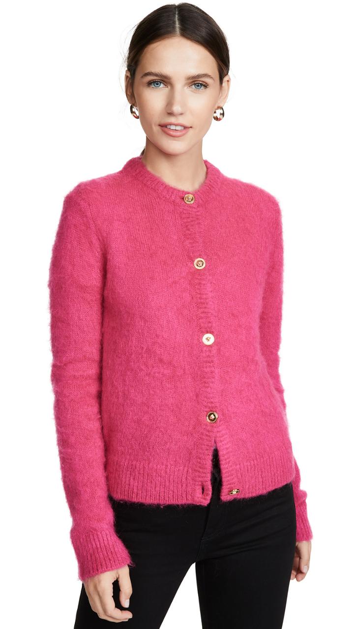 Versace Fuzzy Cardigan