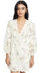 Zimmermann Zinnia Appliqué Mini Dress