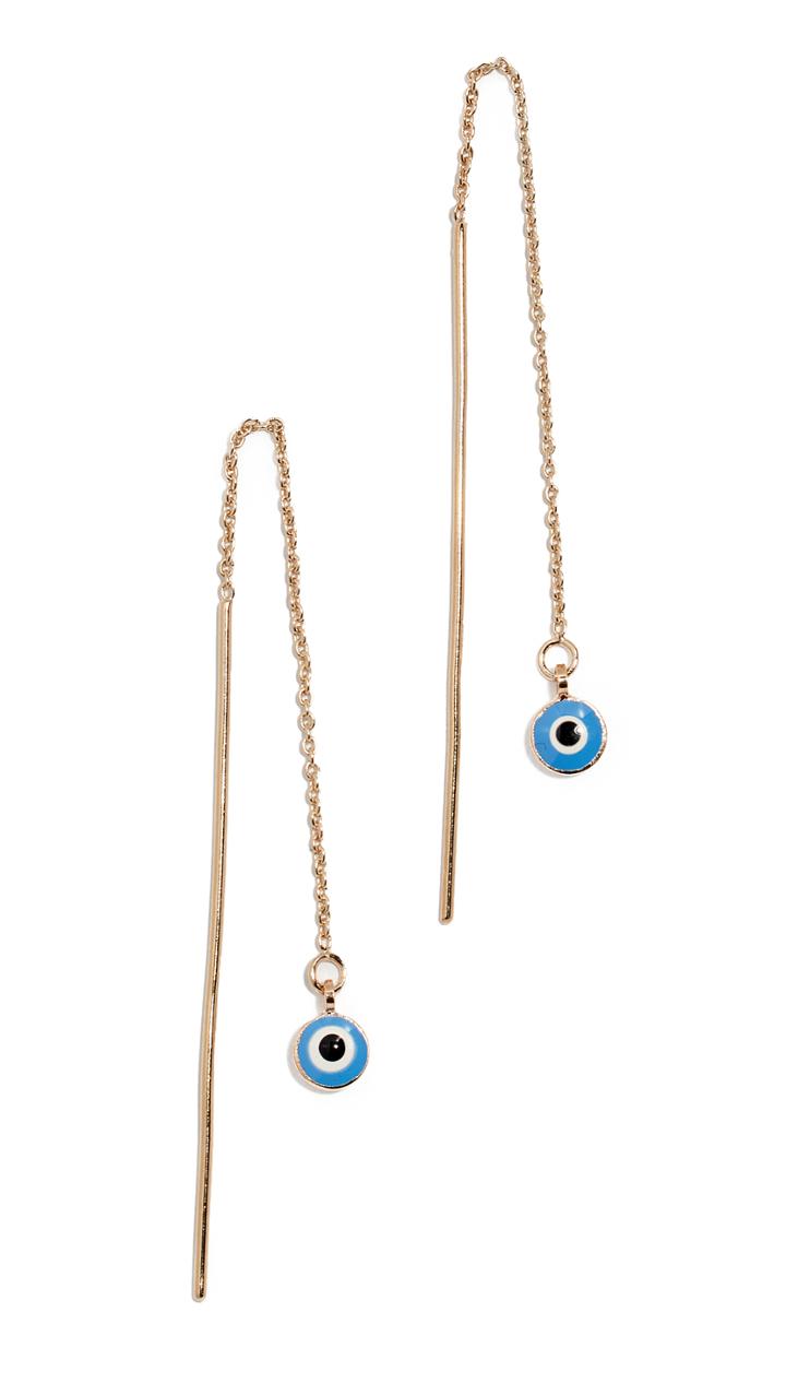 Isabel Marant Charm Linear Drop Earrings