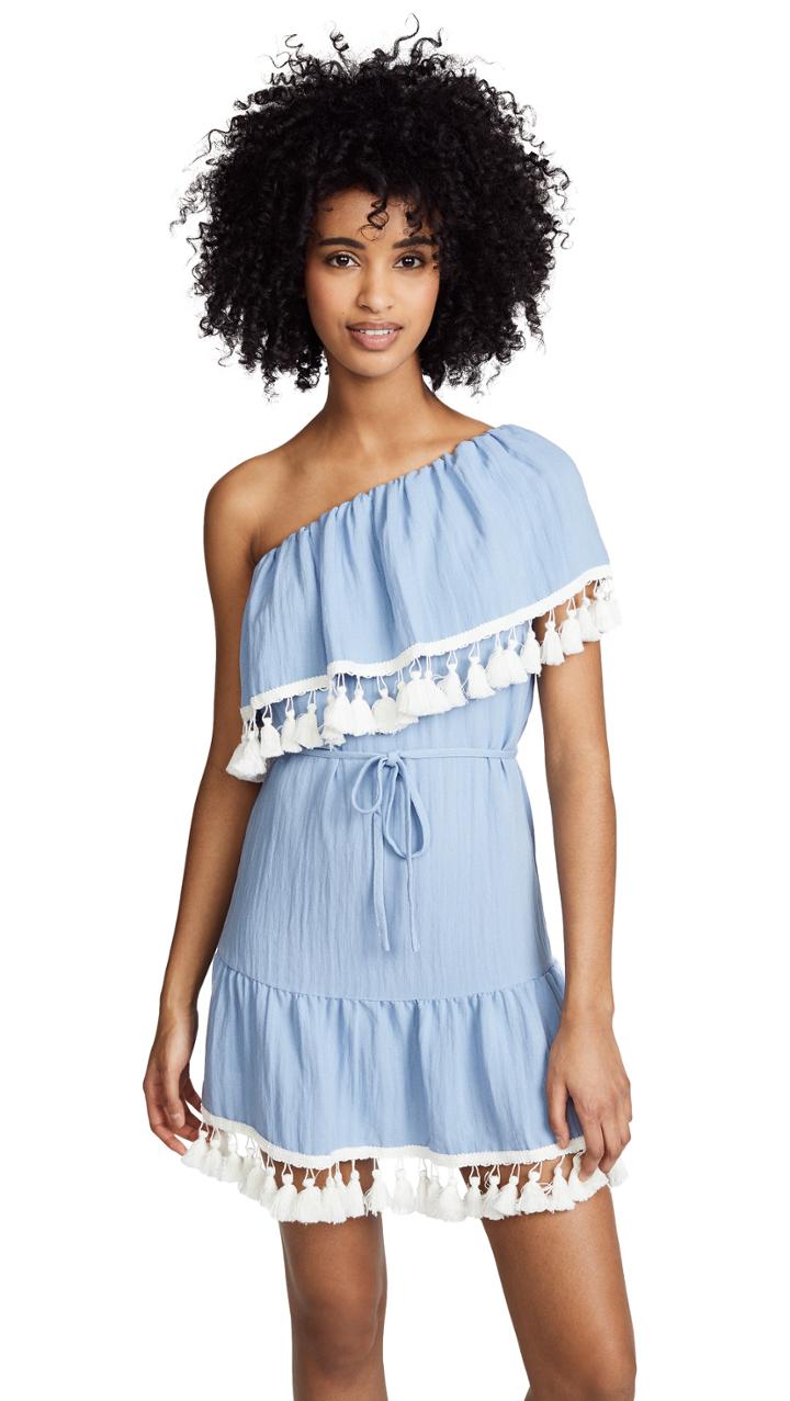 Suboo Playa One Shoulder Frill Dress