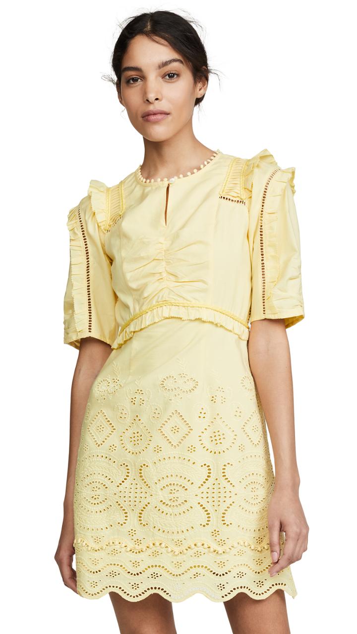 Sea Naomie Puff Sleeve Mini Dress