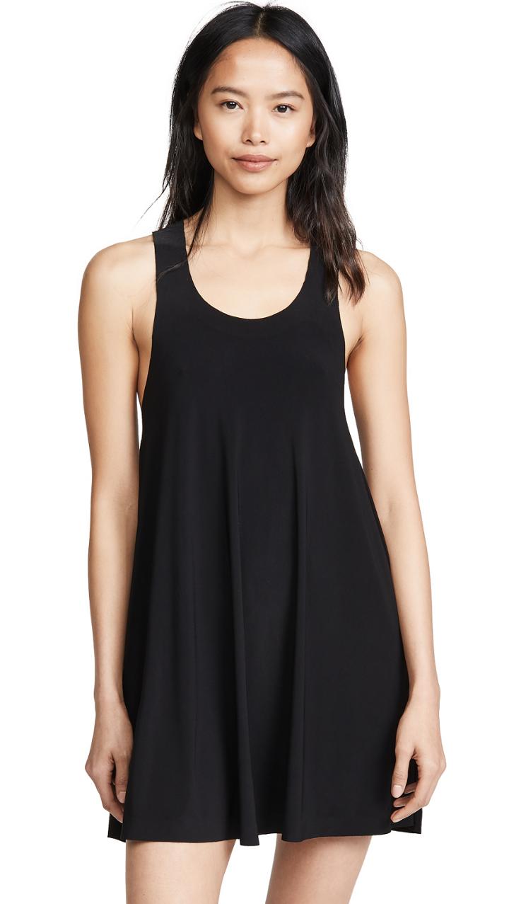 Norma Kamali Racer Flared Swing Dress