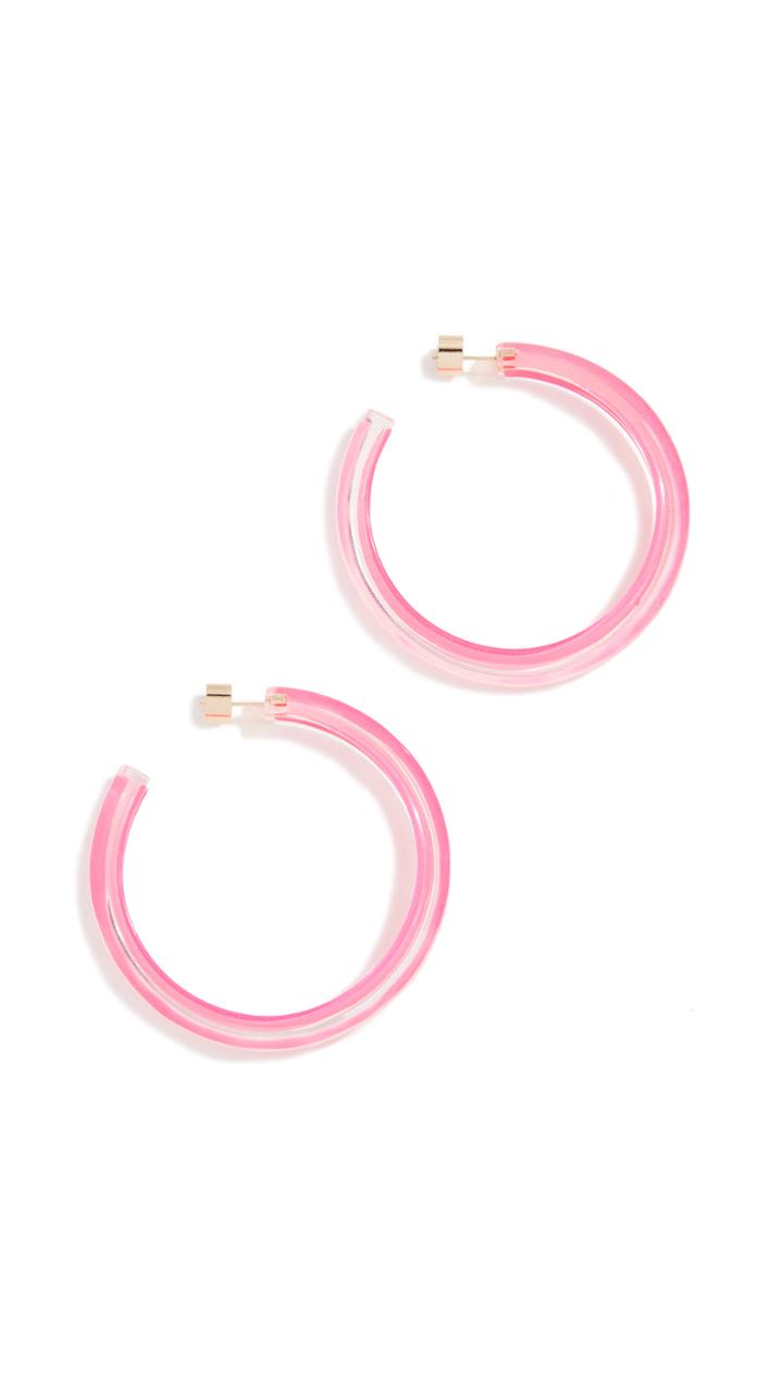 Alison Lou Medium Jelly Hoop Earrings
