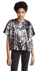 Mira Mikati Sequin Tee Top