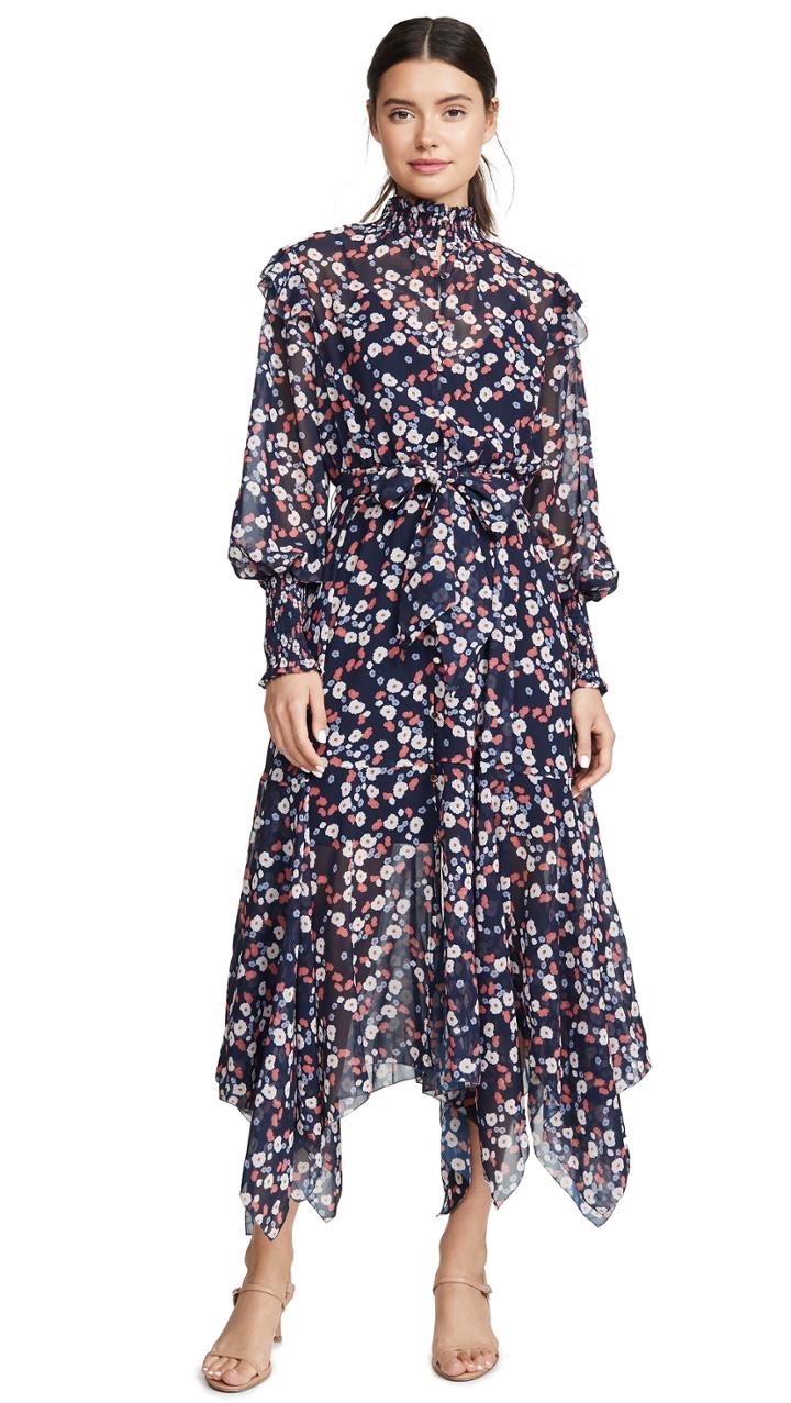 Keepsake Charmed Long Sleeve Maxi Dress