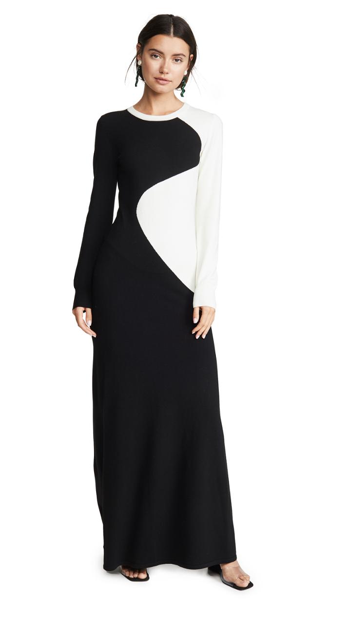 Victor Glemaud Long Sleeve Gown