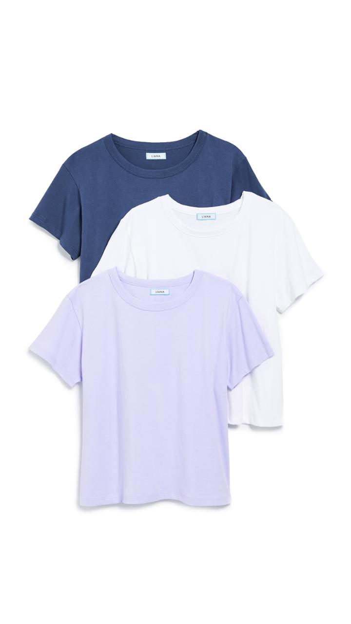 Liana Clothing Basic Essentials Tee 3 Pack