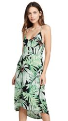 Chaser Heirloom Wovens Cross Back Smocked Mini Cami Dress