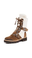 Sigerson Morrison Iris Shearling Buckle Boots