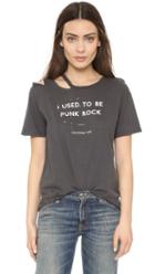 R13 Ripped Neck Punk Tee