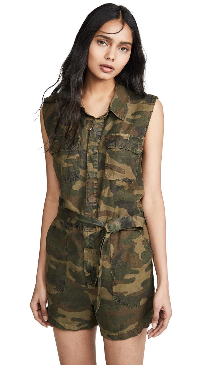 Blank Denim 5 Star Camo Romper