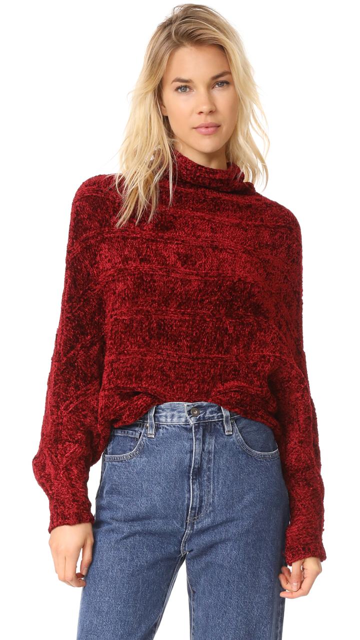 Free People Velvet Dreams Pullover