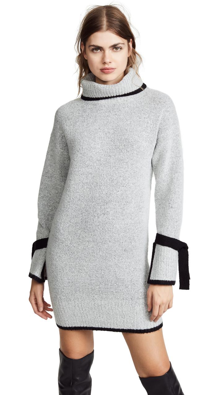 J O A Turtleneck Sweater Dress