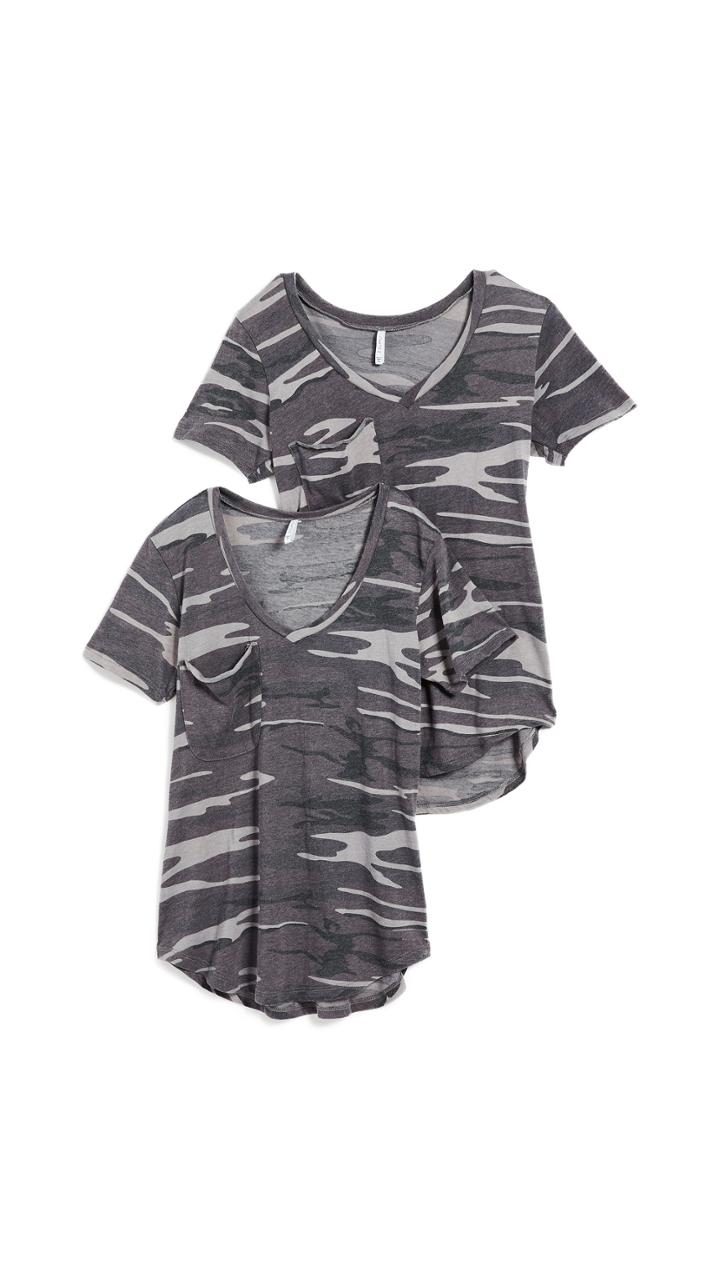 Z Supply The Camo Pocket Tee 2 Pack