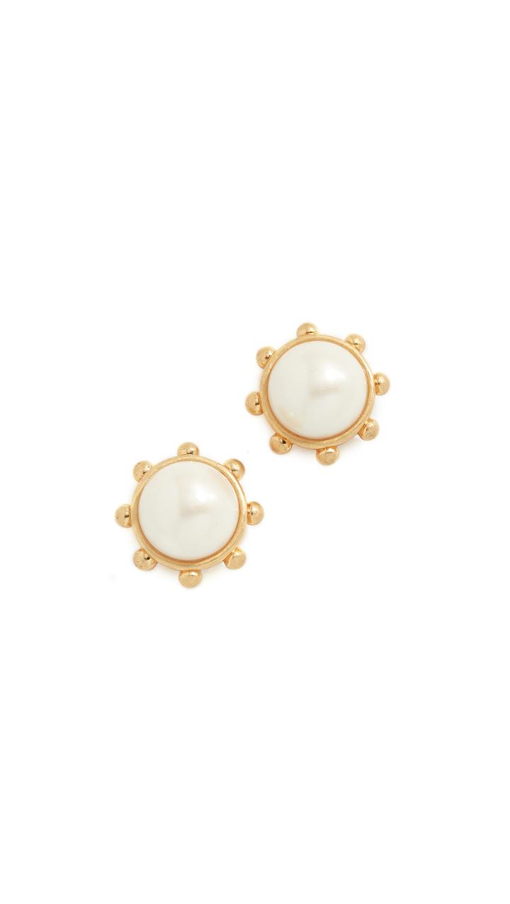 Kate Spade New York Flying Colors Bezel Stud Earrings
