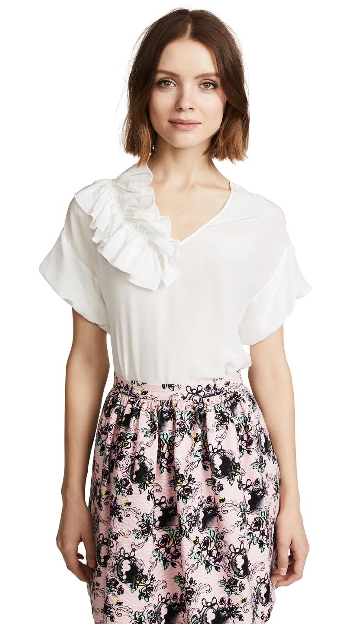 Boutique Moschino Ruffle Blouse