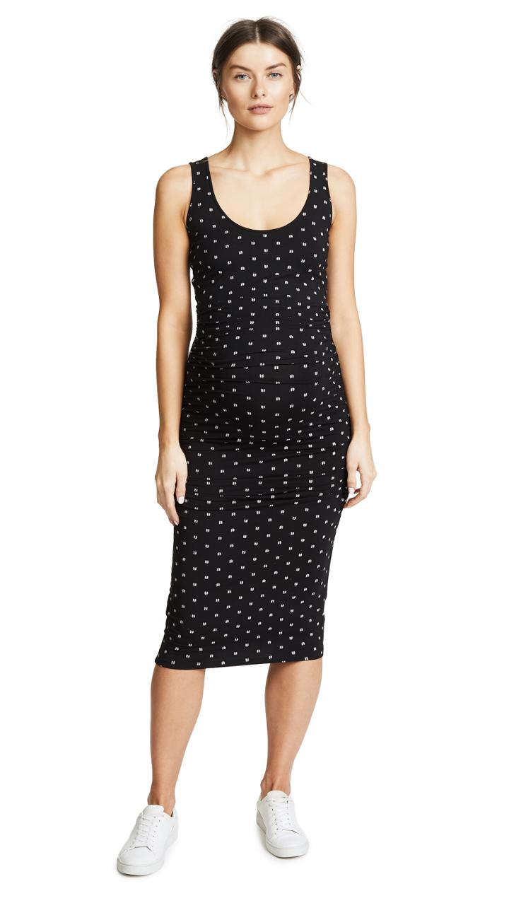 Ingrid Isabel Side Shirred Midi Dress