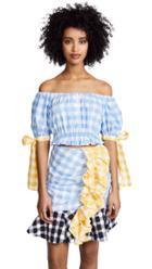 Caroline Constas Ruffle Skirt