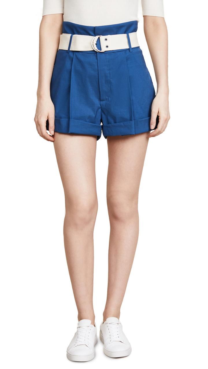Sea Poppy High Waisted Shorts