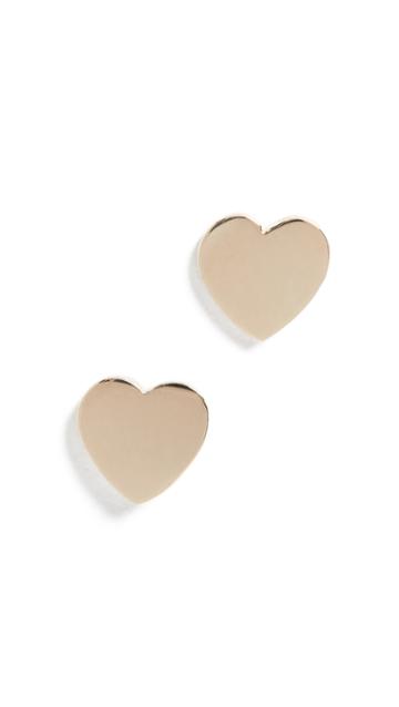 Established Heart Stud Earrings