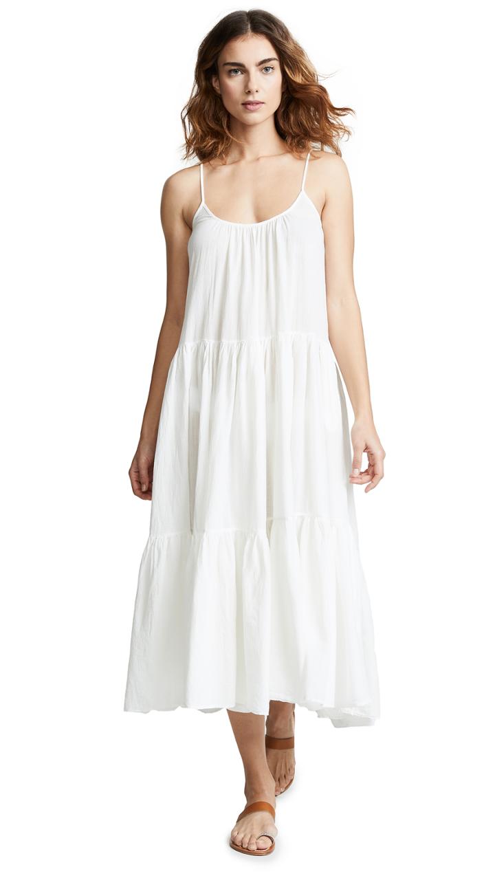9seed Condesa Ruffle Tier Midi Dress