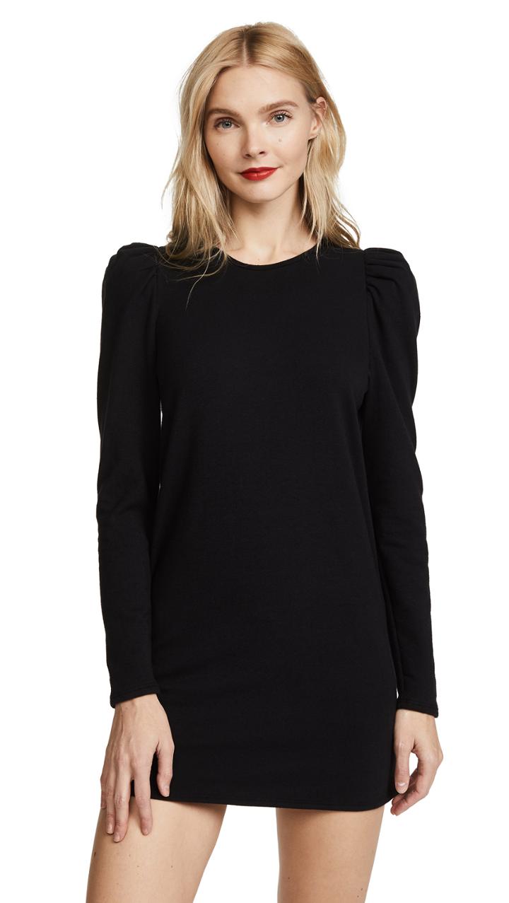 Riller Fount Bea Puff Sleeve Sweatshirt Dress