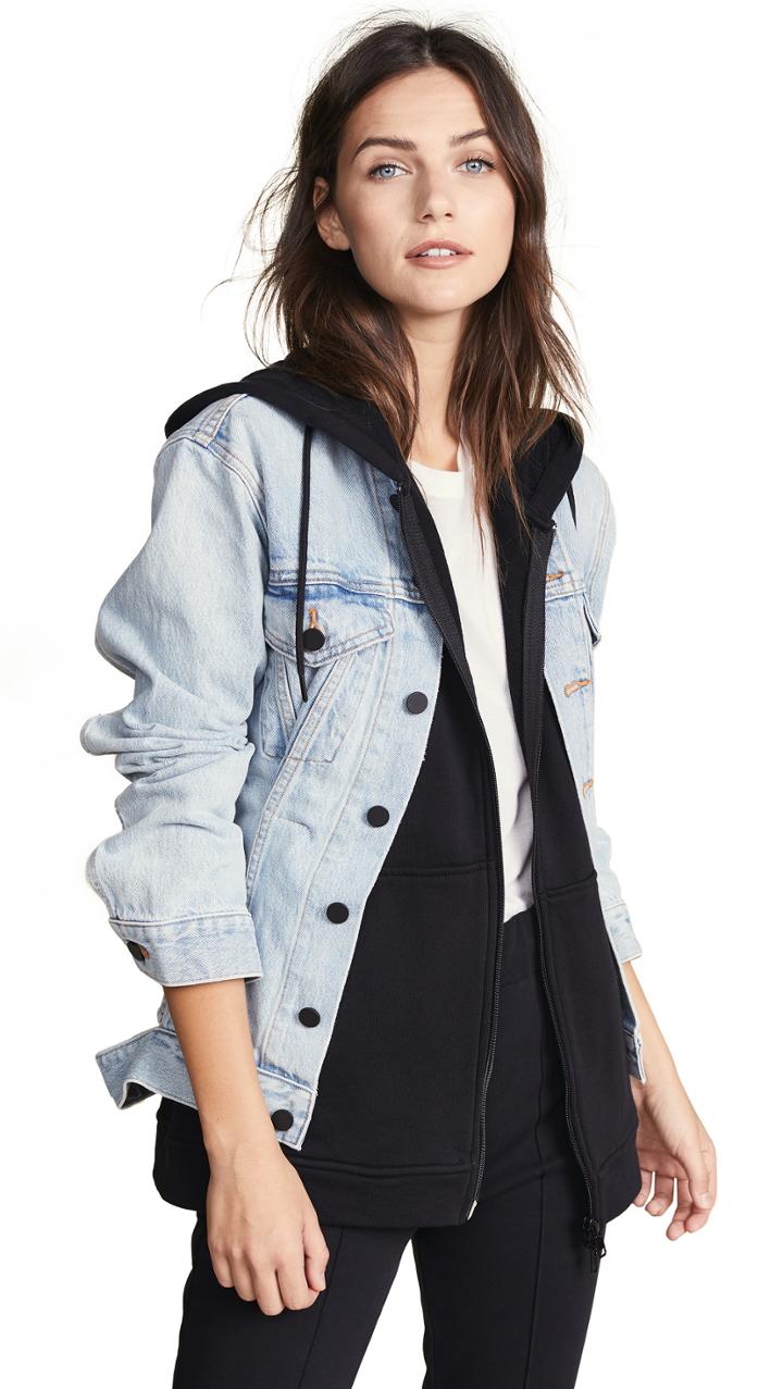 Denim X Alexander Wang Joint Mix Jacket