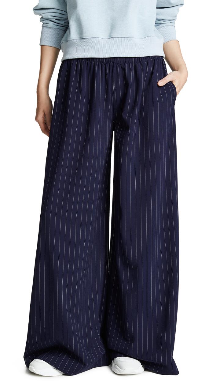 Norma Kamali Boyfriend Elephant Sweatpants