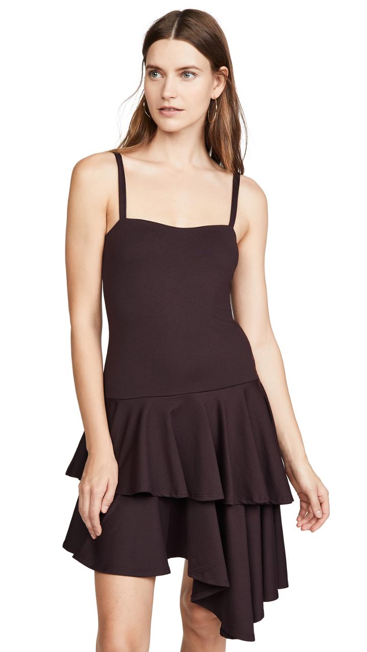 Susana Monaco Cascade Ruffle Dress
