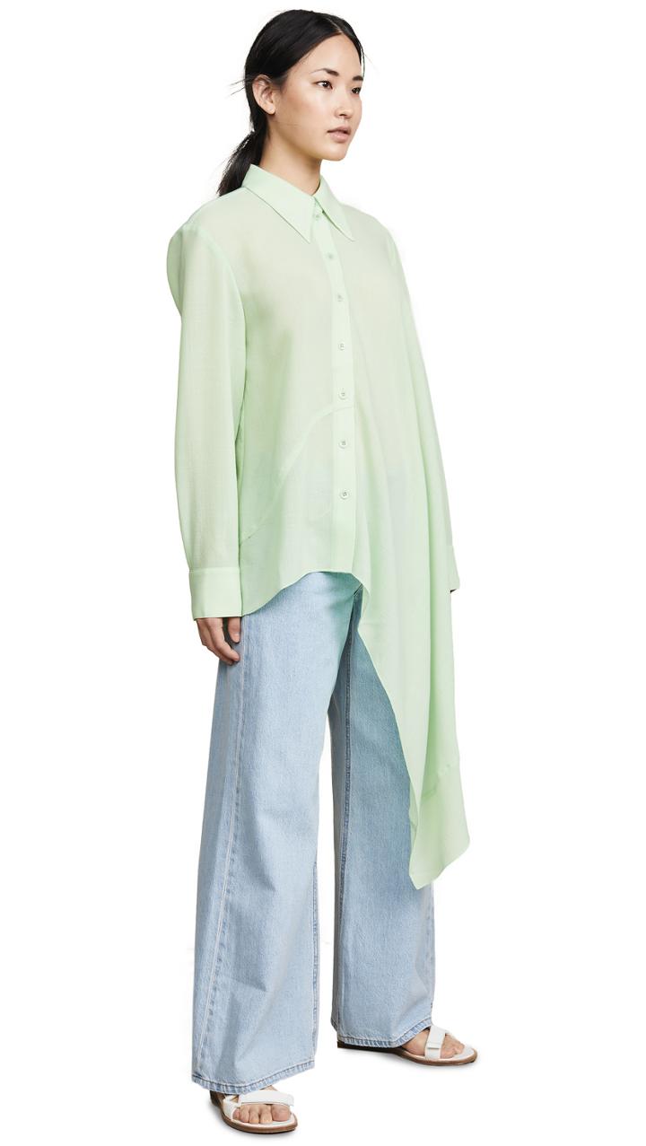 Tibi Asymmetrical Shirt