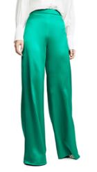 Cushnie Satin Wide Leg Pants